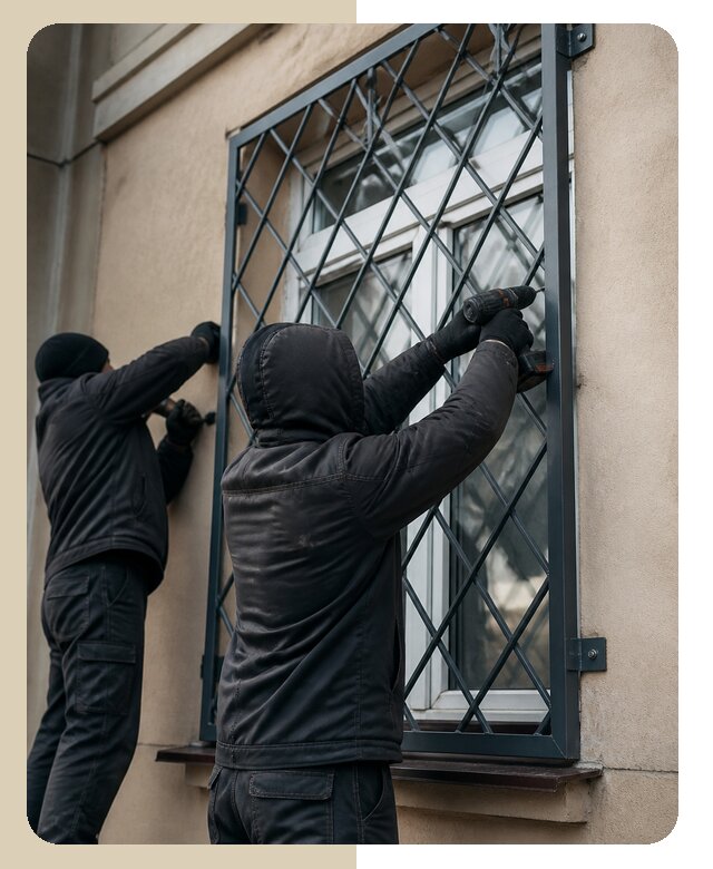 Установка антивандальных решеток на окна в Мценске